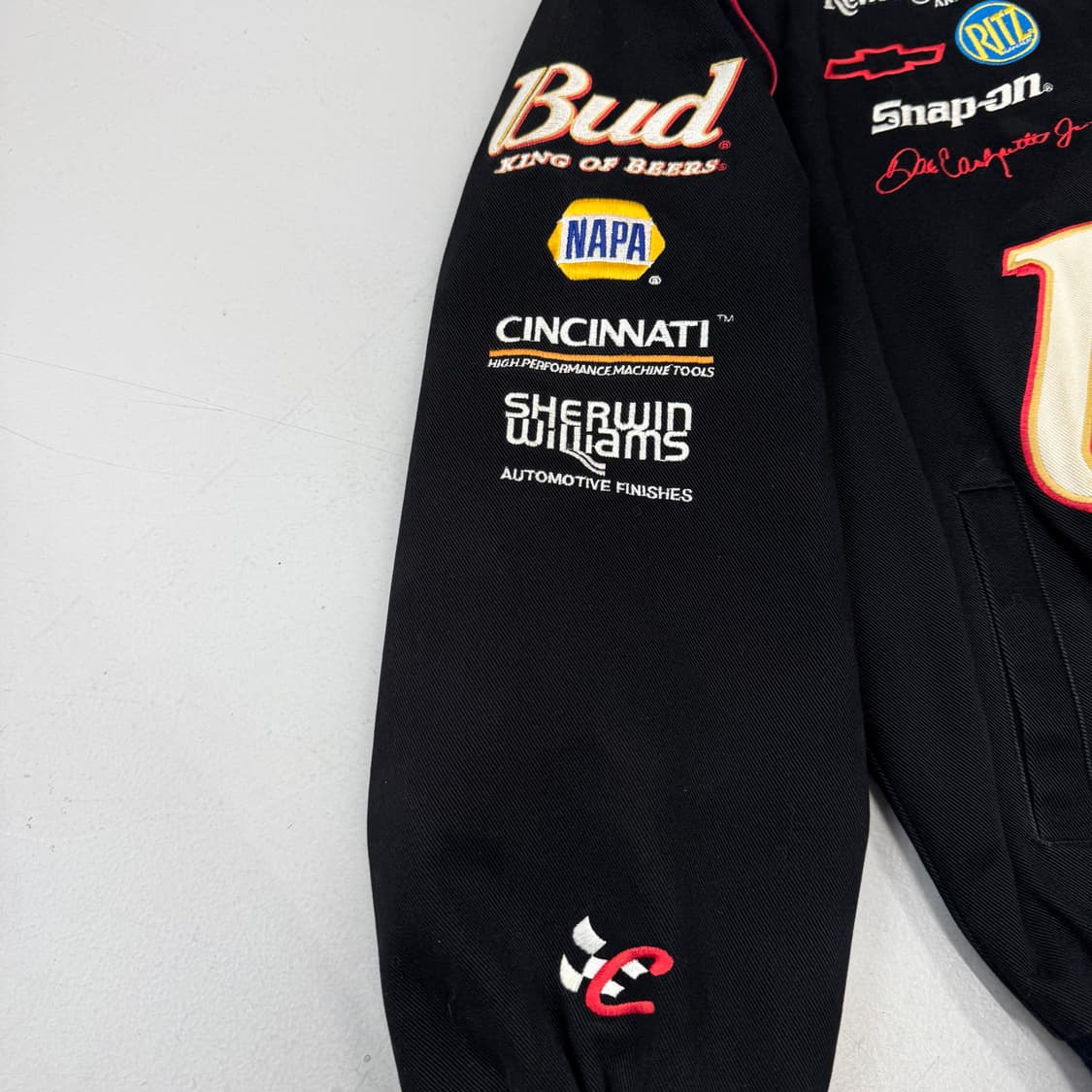 체이스 어센틱 90s OG 나스카 버드와이저 헤비 코튼 레이싱 자켓 상품이미지6