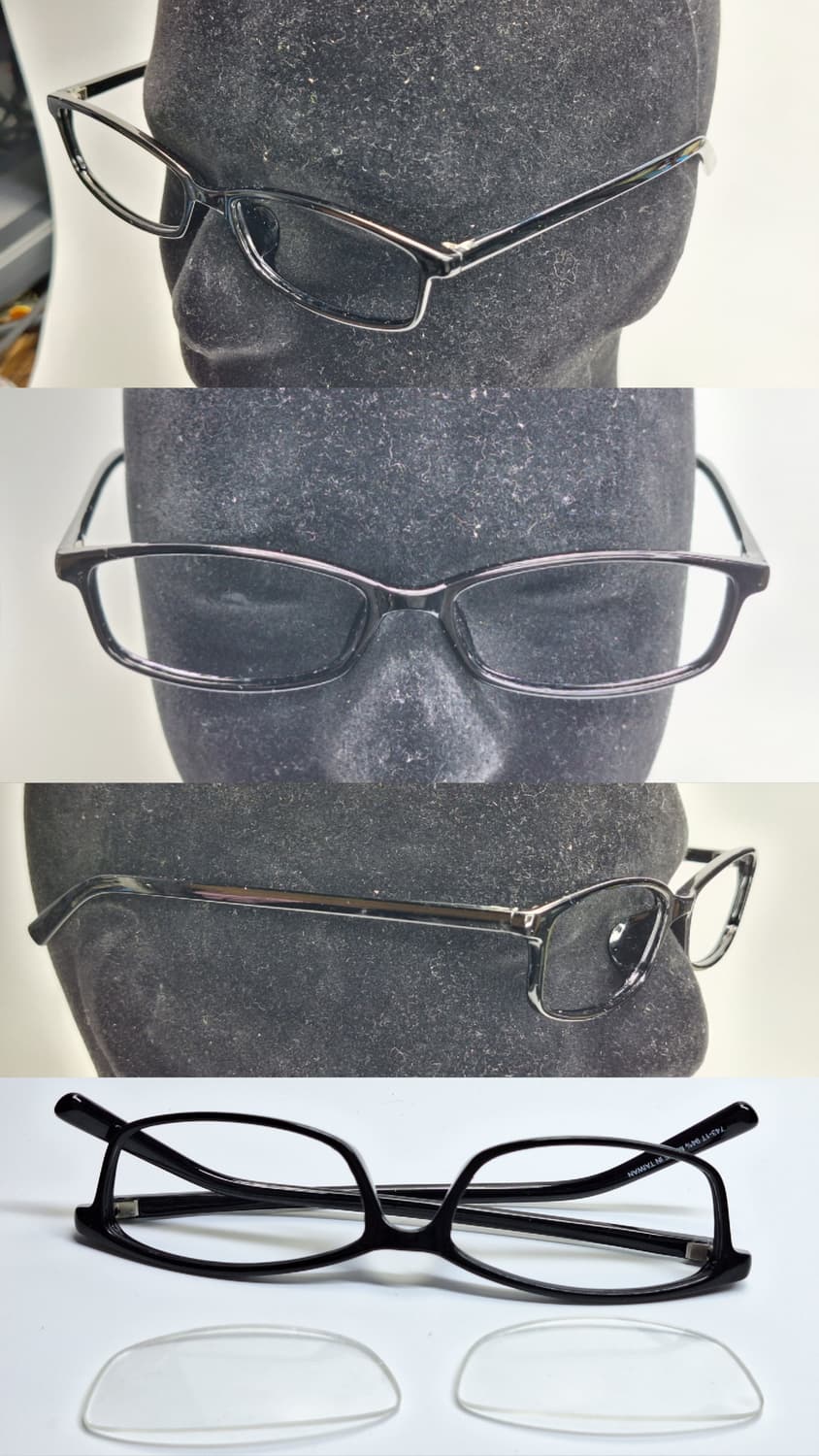 743-1T 94% MADE IN TAIWAN 블랙 슬림 뿔테 안경테 상품이미지8