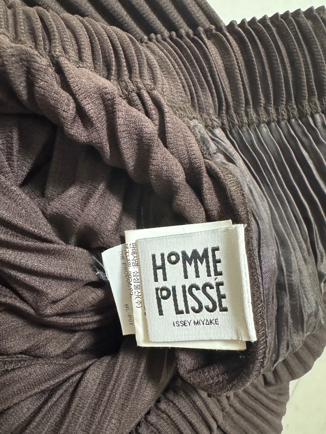 옴므플리세 24시즌 브라운 조거 팬츠 3 상품이미지3