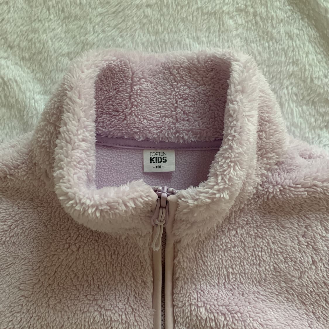 탑텐키즈 플리스 집업 후리스 점퍼 연보라 150 상품이미지5