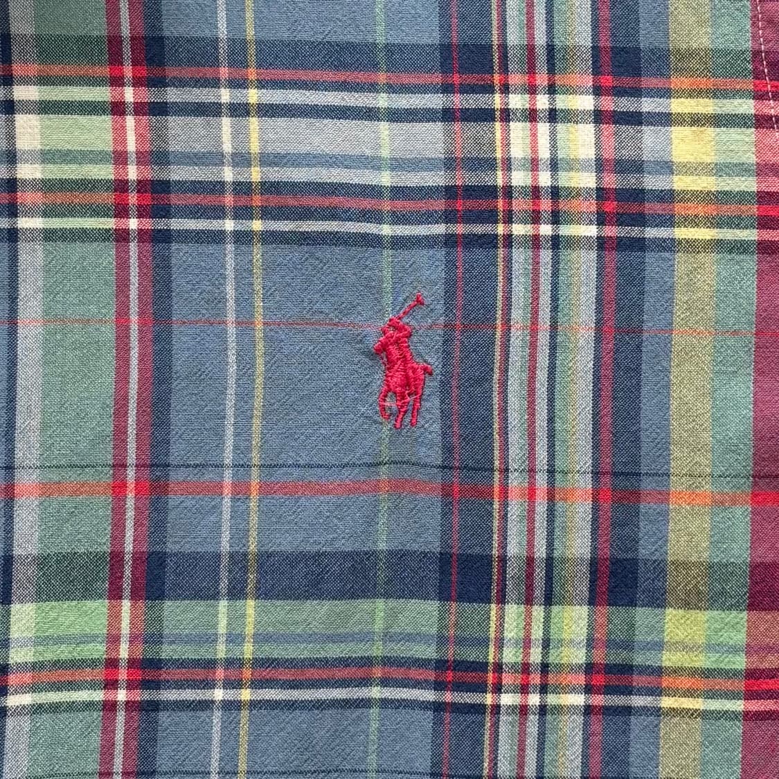 Polo 폴로랄프로렌 포플린 체크 반팔 셔츠 상품이미지3