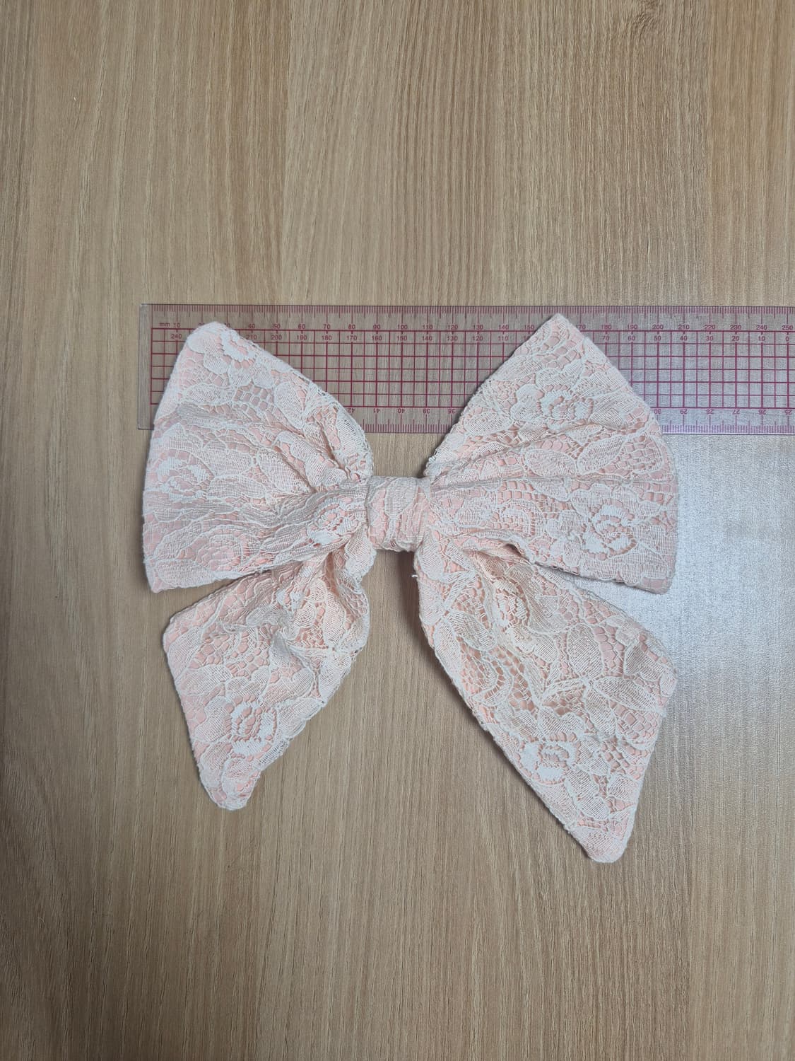 리즈리사 리본 브로치 오렌지핑크칼라 상품이미지2