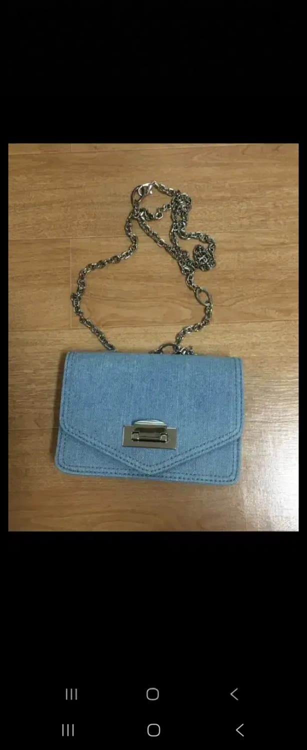 GU 데님 미니 크로스백 상품이미지1