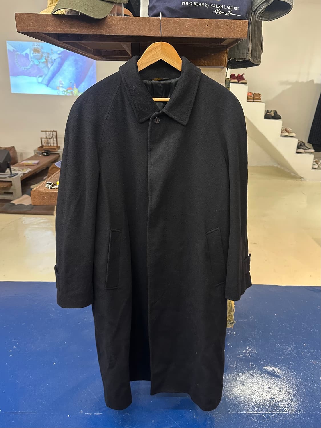 Italy cashmere 캐시미어 코트 상품이미지3