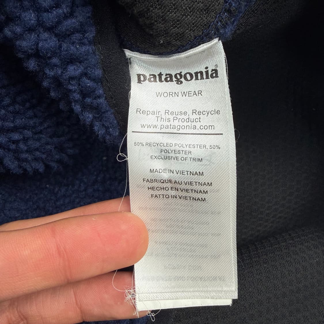 파타고니아 네이비 클래식 레트로 X 플리스 자켓 M 상품이미지8