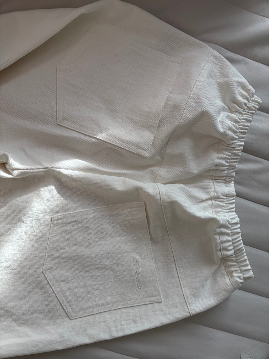 스무드무드 노즈 코튼 팬츠 아이보리 상품이미지3