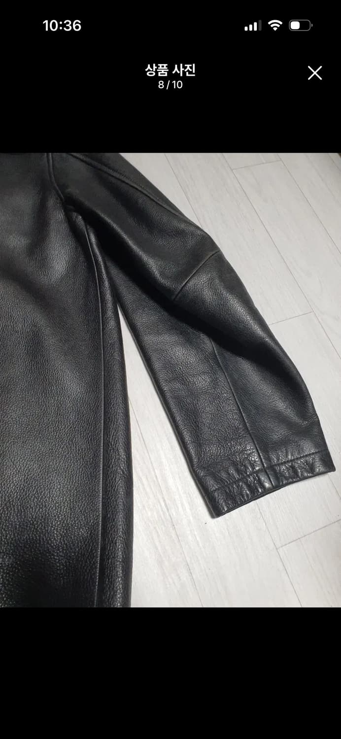 브룩스브라더스 가죽 카코트 M 상품이미지8