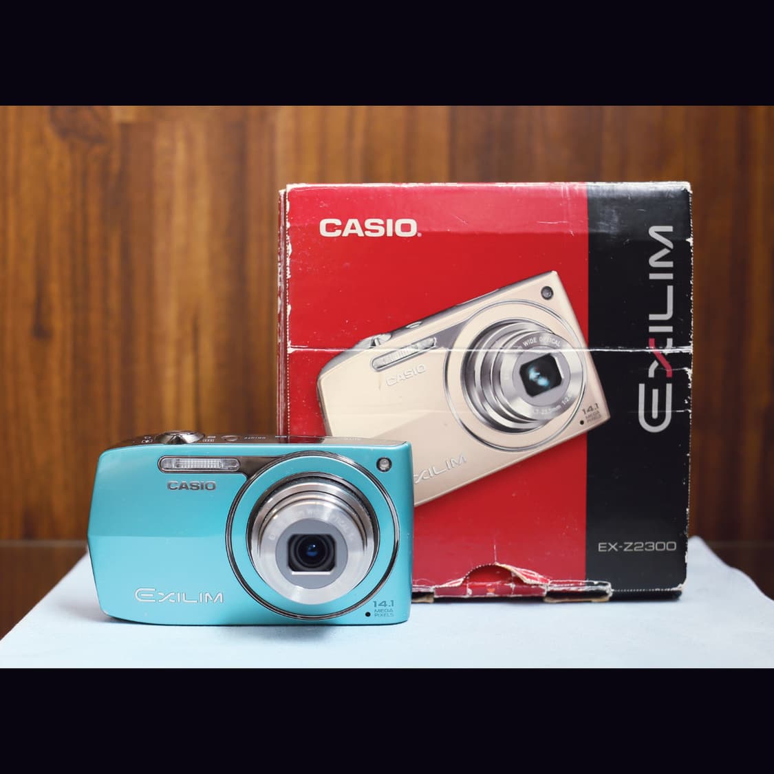 레어<A+급><아일릿모카>카시오 z2300 민트그린 빈티지 디카 상품이미지1
