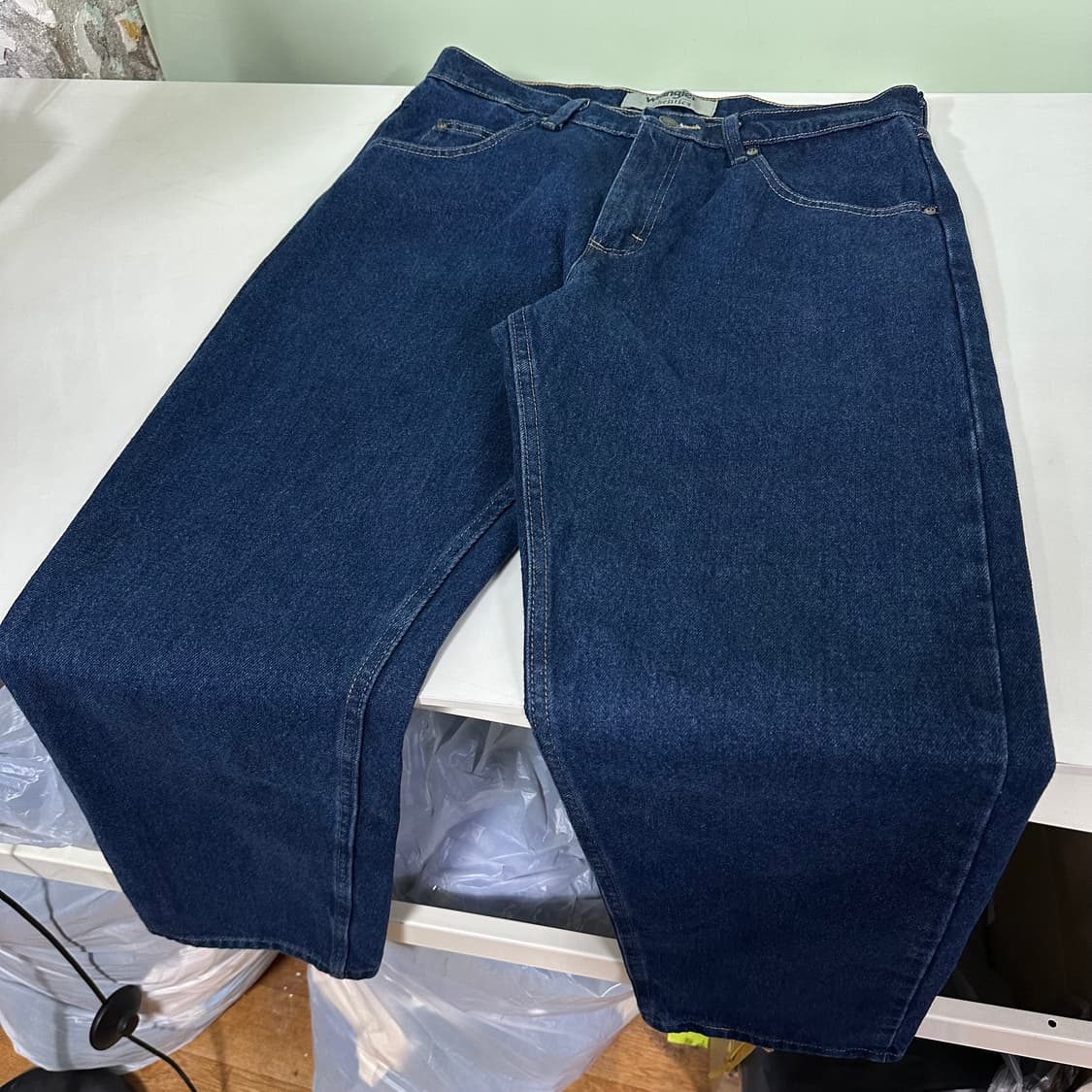 32 L 렝글러 레귤러일자핏 헤비데님 인디고 데님팬츠 상품이미지4