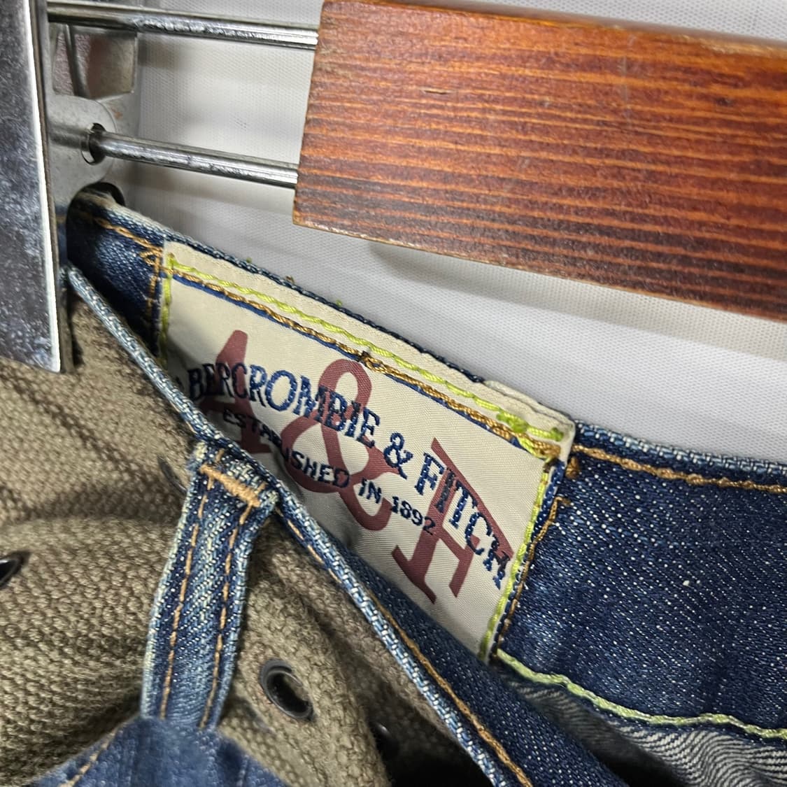 [A&F] 아베크롬비 데미지 워싱 데님팬츠 (벨트세트) 상품이미지6