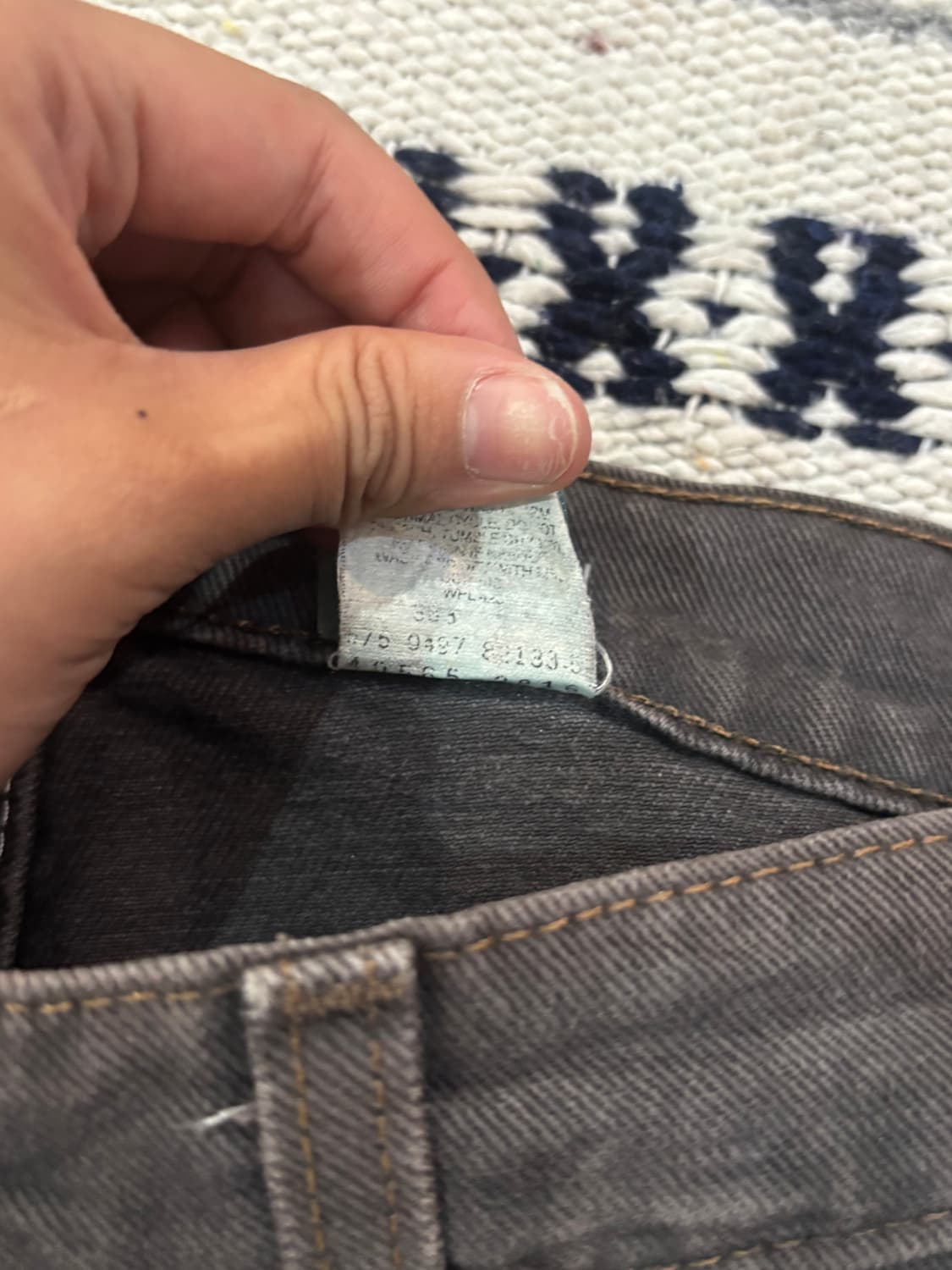 90‘s MADE IN USA 🇺🇸 리바이스 565 루즈핏 오렌지탭 상품이미지9