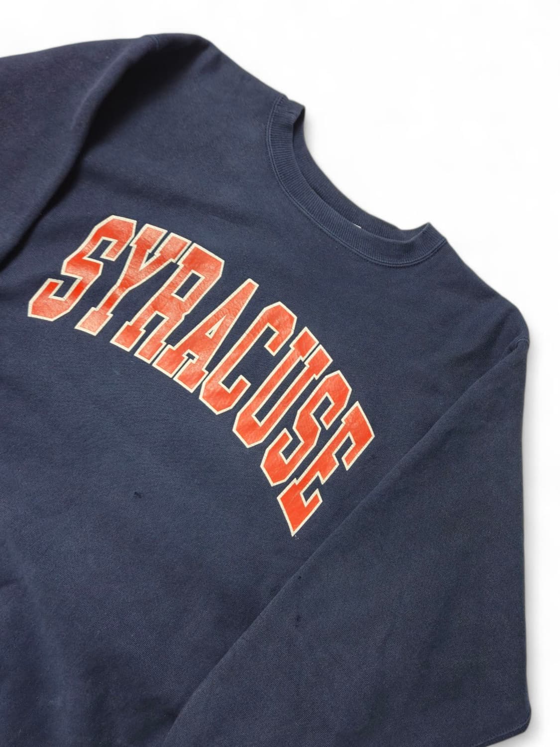 1990's 챔피온 리버스위브 SYRACUSE 스웻셔츠 맨투맨 XL 상품이미지3