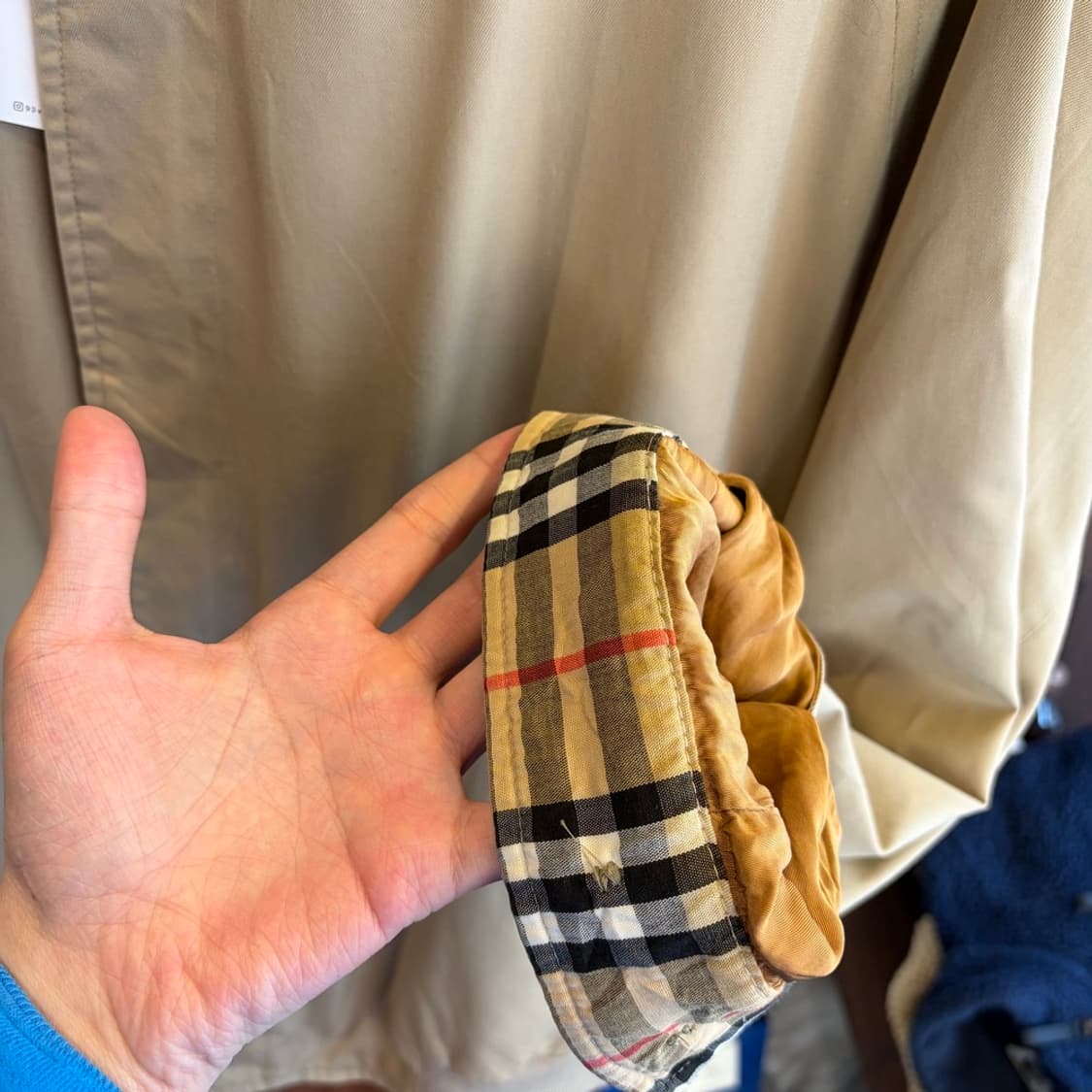 15527 - 버버리 베이지 블루종 자켓 상품이미지5