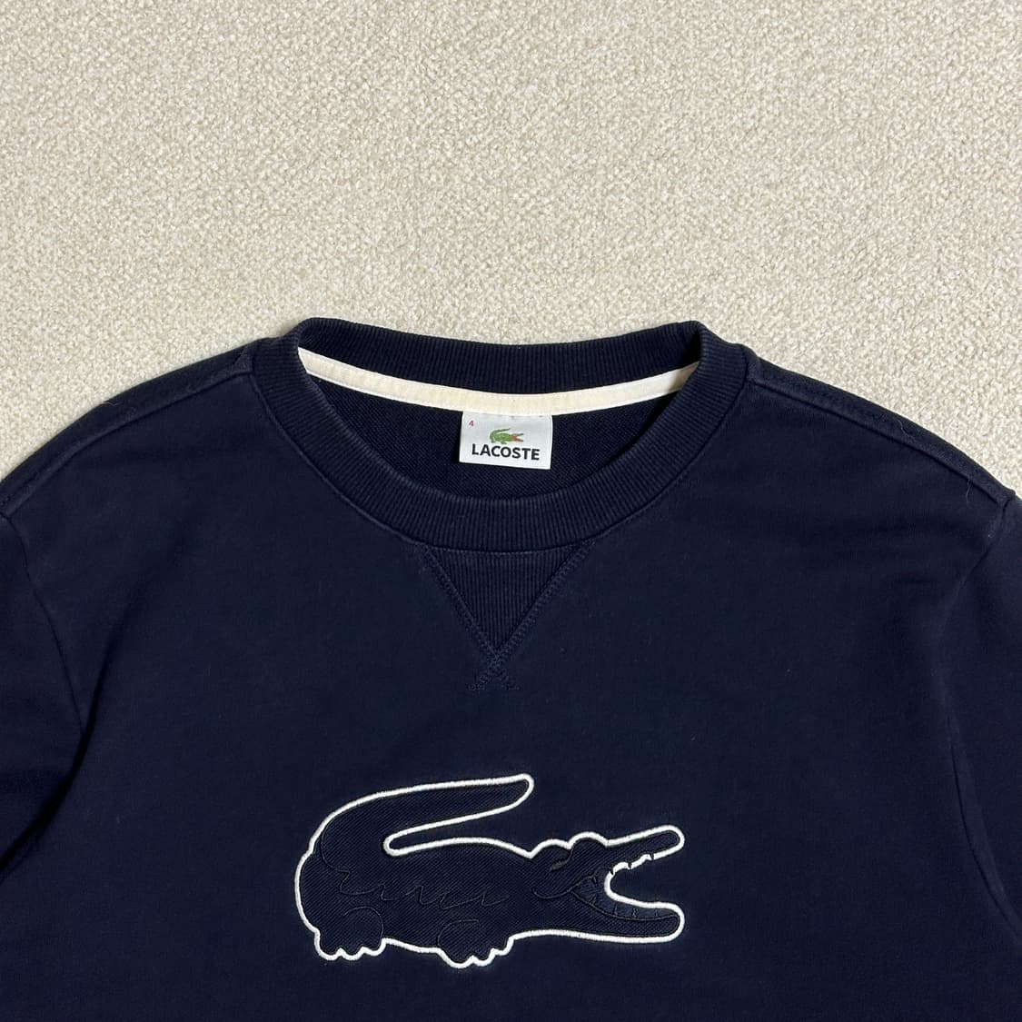 라코스테 빅크록 슬림핏 맨투맨 상품이미지5