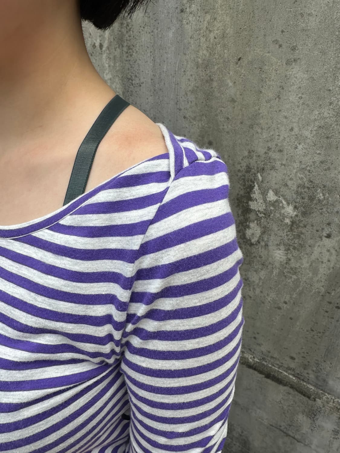 Stussy Girl line stripe 3-quarter sleeve 상품이미지4