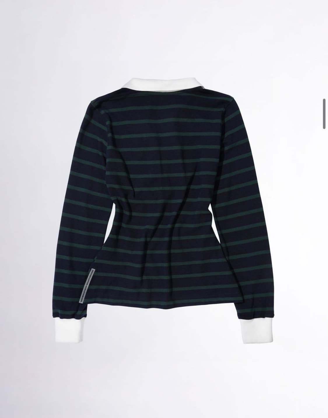S) 스컬프터 셔링 테니스 스트라이프 셔츠 네이비그린 상품이미지2