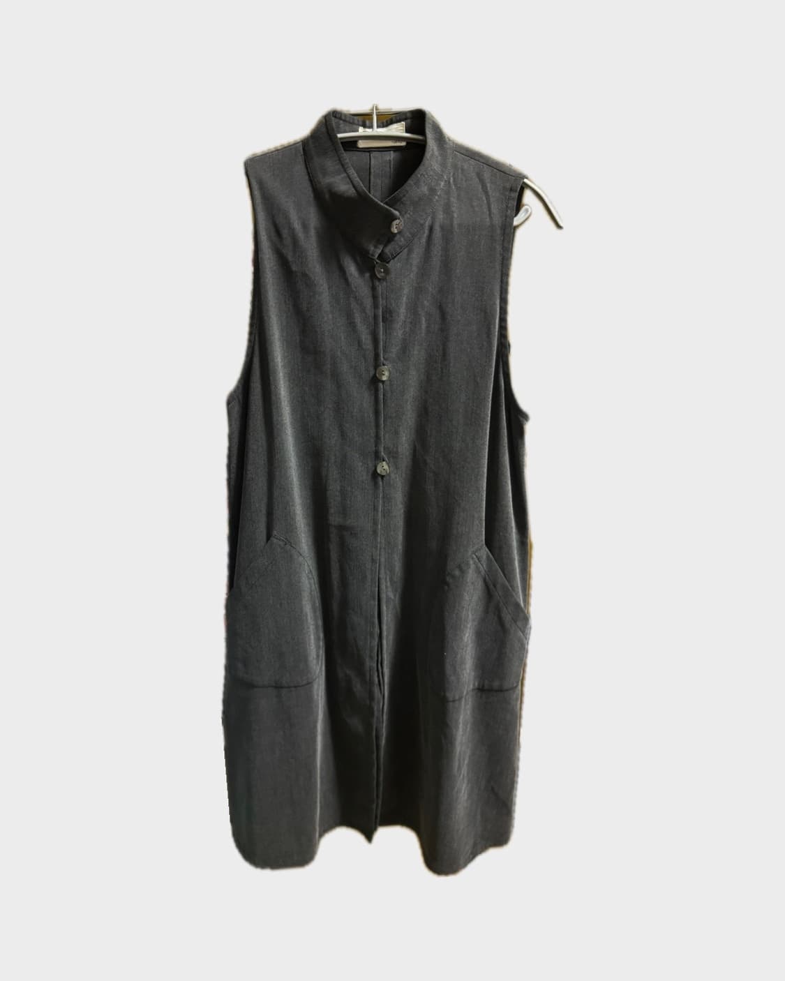 버튼나시 원피스 상품이미지1