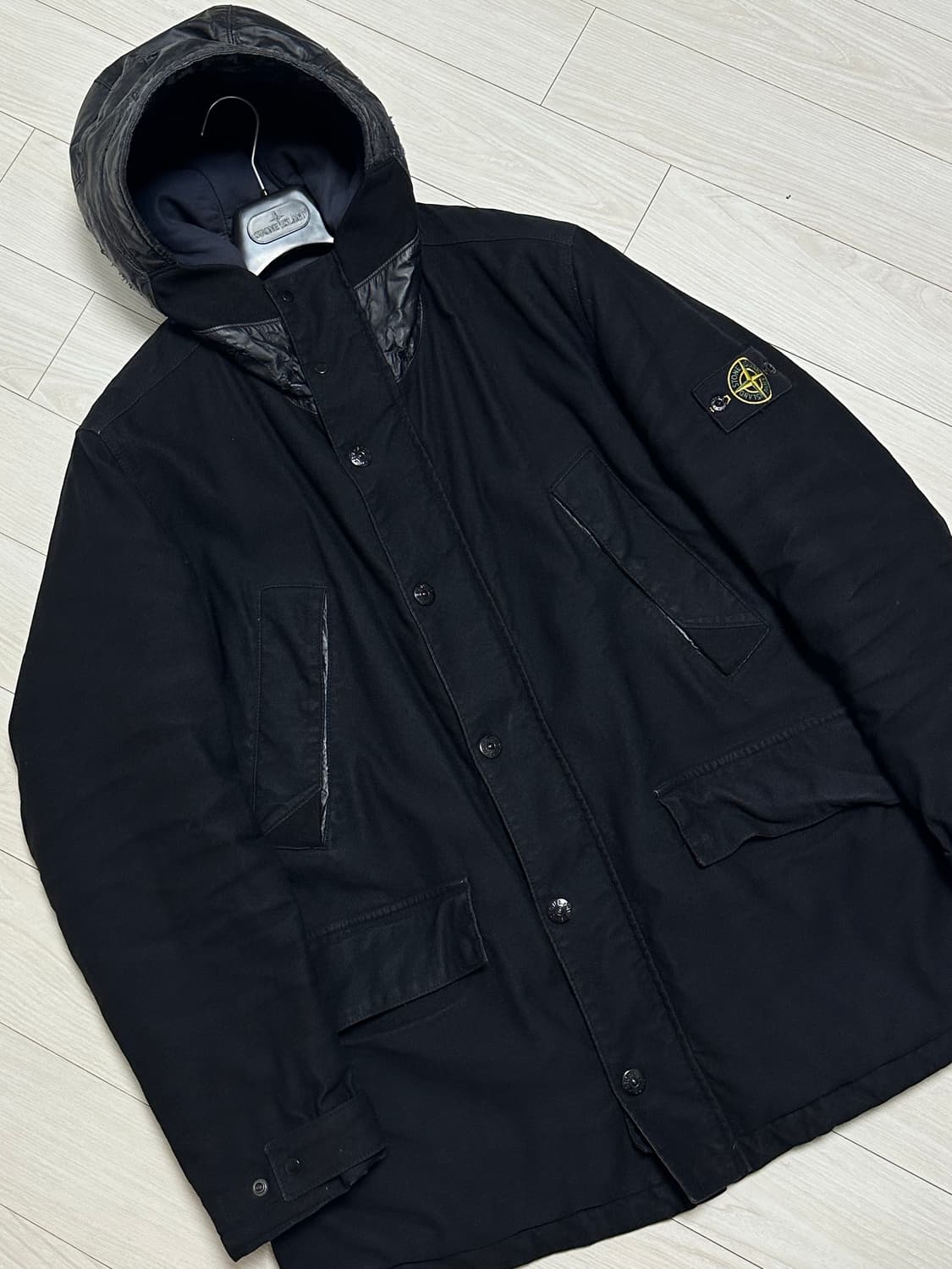 스톤아일랜드 mil spec diagonal 패딩 XXL(105-110) 상품이미지5