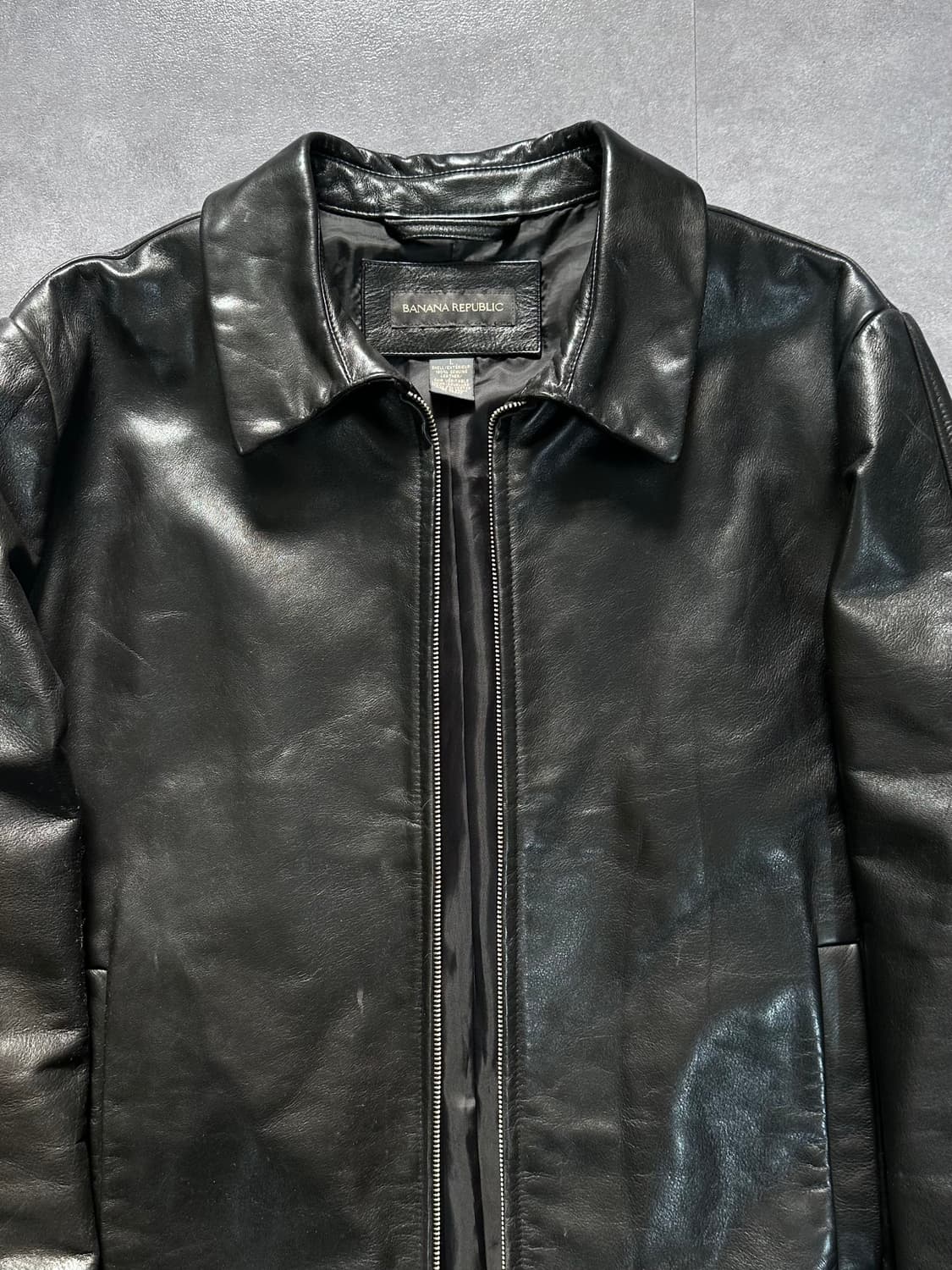 00s 바나나 리퍼블릭 싱글 레더 자켓 (va.67) 상품이미지2