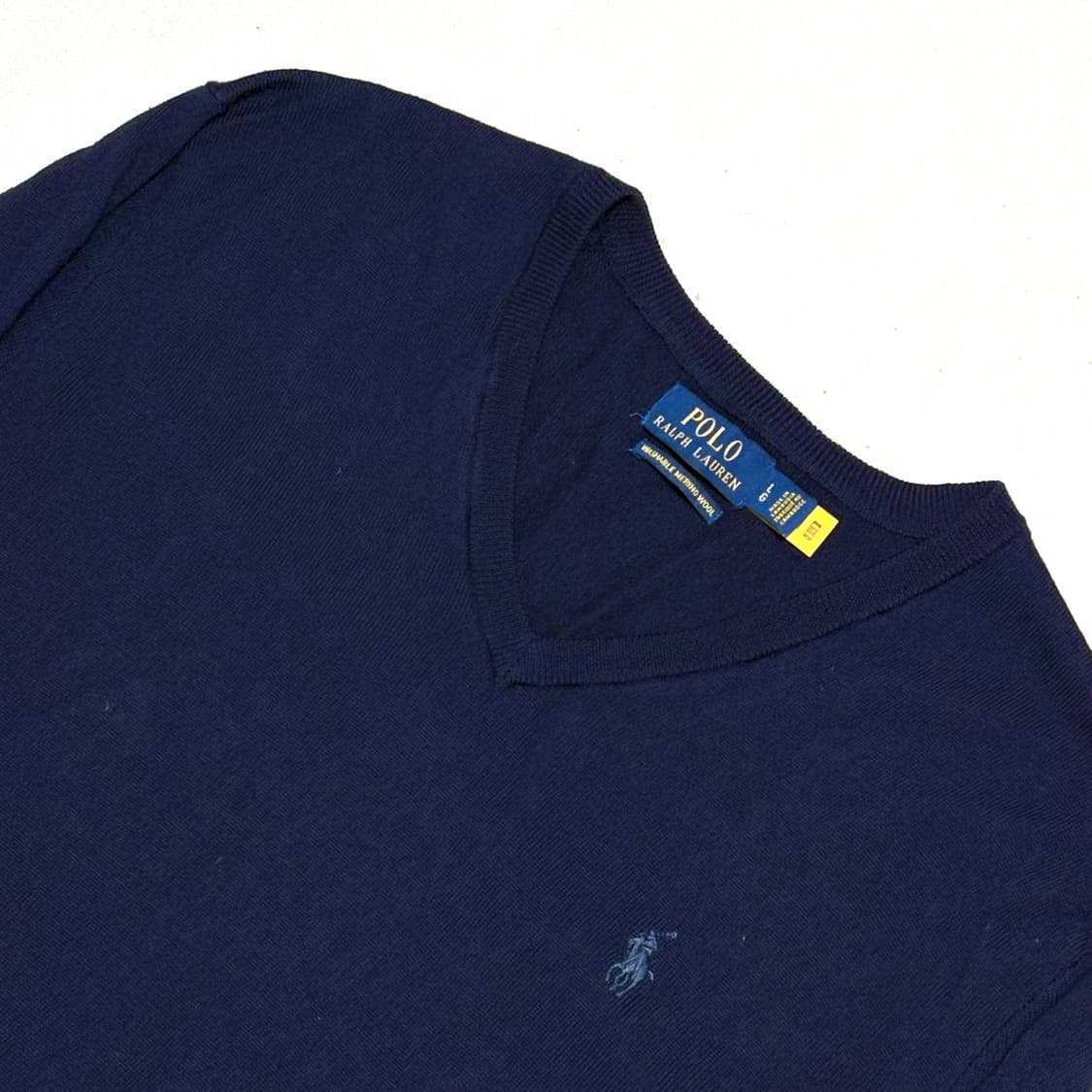 L 폴로랄프로렌 메리노울 브이넥 니트 상품이미지1