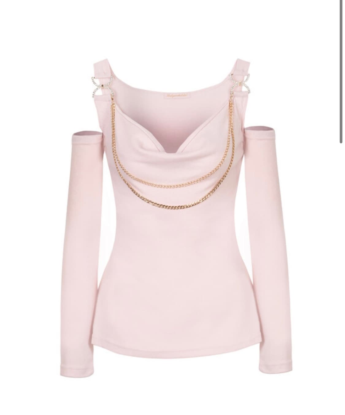 베이비메탈클럽 Shiny doll top (baby pink) 상품이미지1