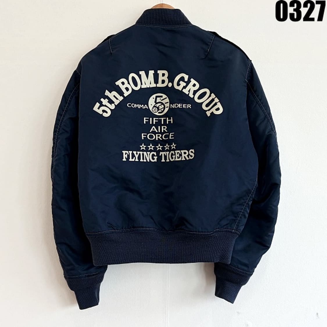 미군 항공 점퍼 MA-1 타입 플라이트 자켓 L 0327 상품이미지8