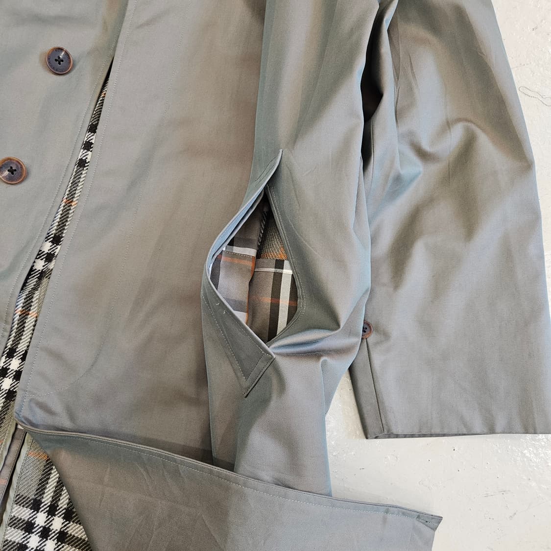 90's BURBERRY 빈티지 버버리 트렌치코트 싱글코트 L~XL 상품이미지3