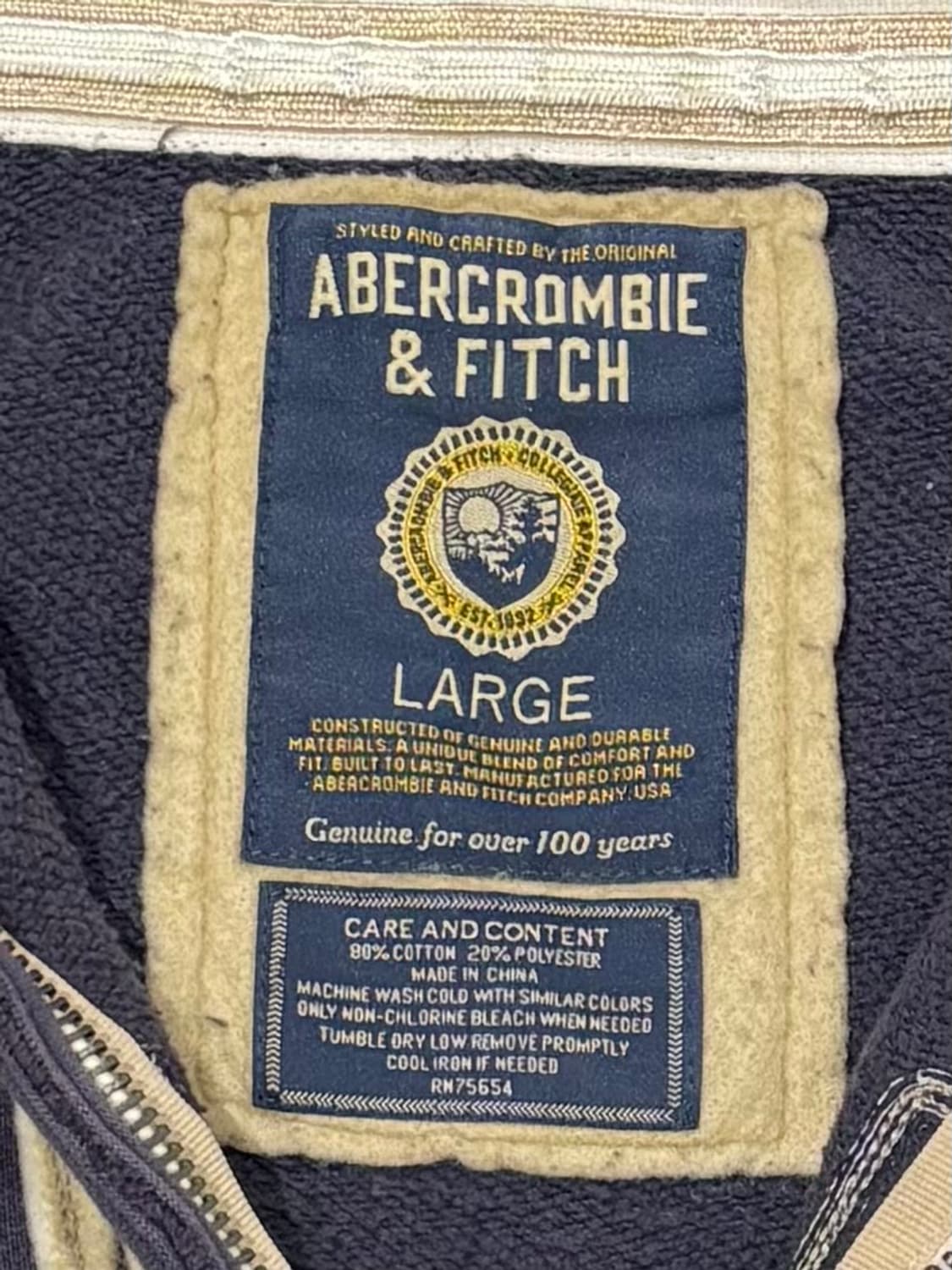 아베크롬비 스펠로고 헤비스웻 후드집업 상품이미지6