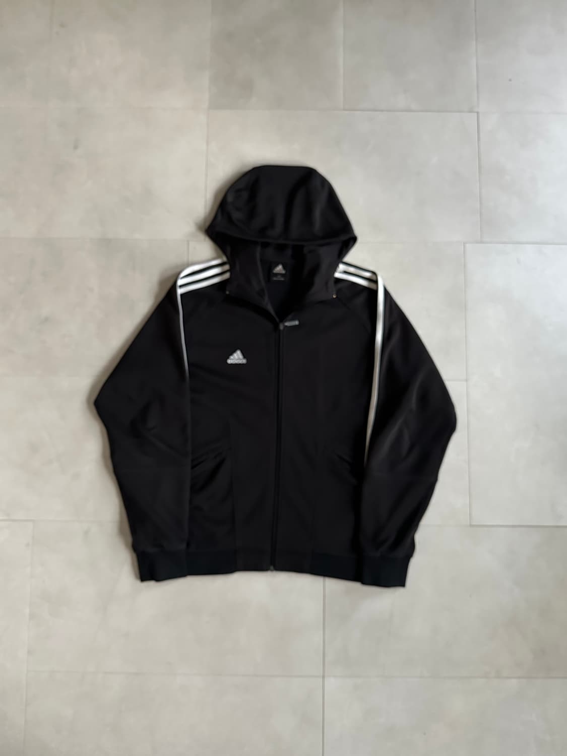  black soccer hood zip-up 상품이미지7
