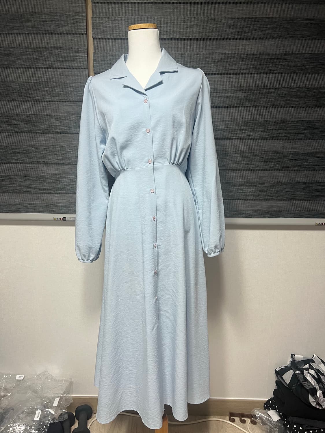 하늘색 원피스 상품이미지1