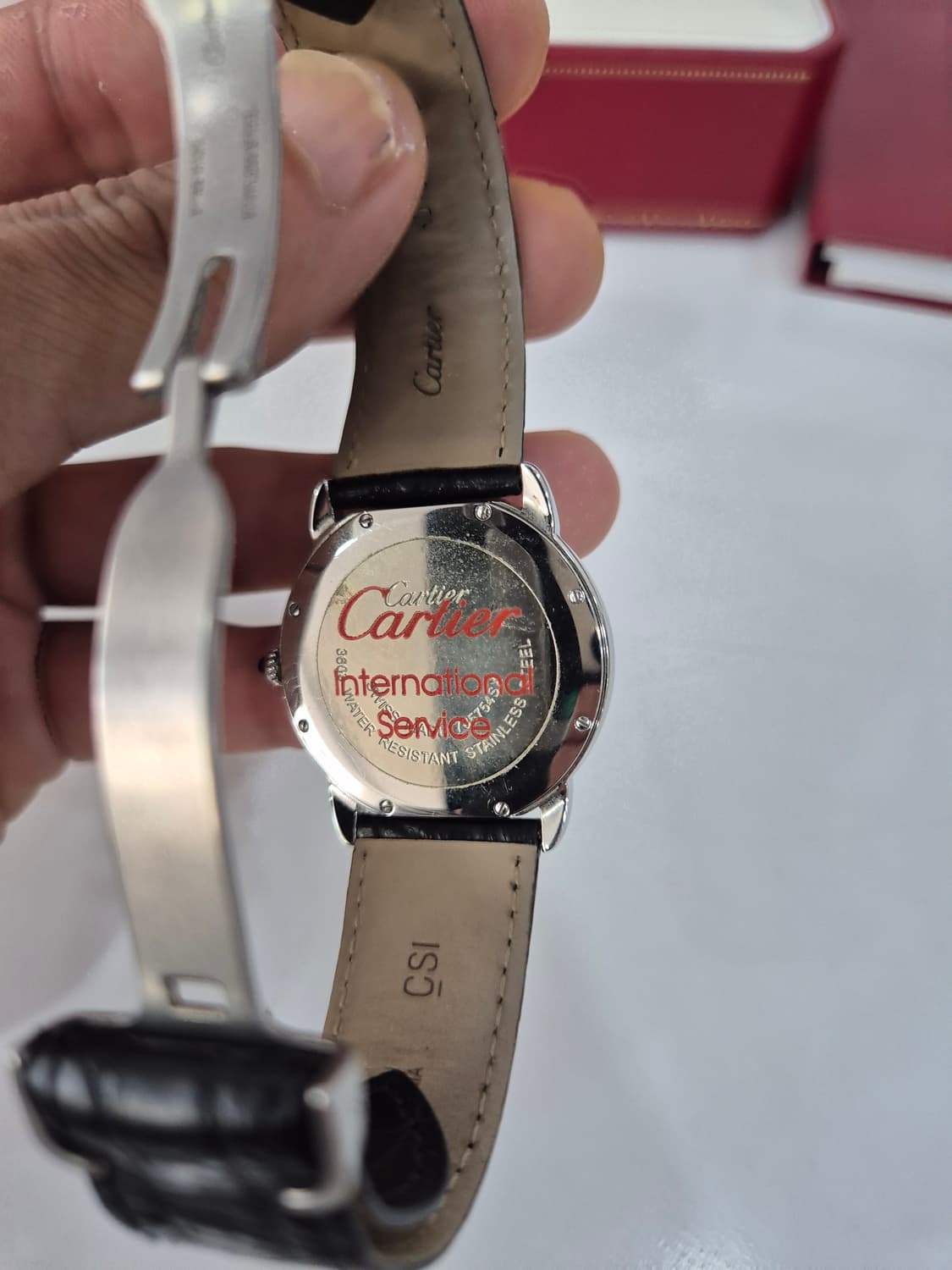 까르띠에 롱드솔로 36mm 쿼츠  상품이미지4