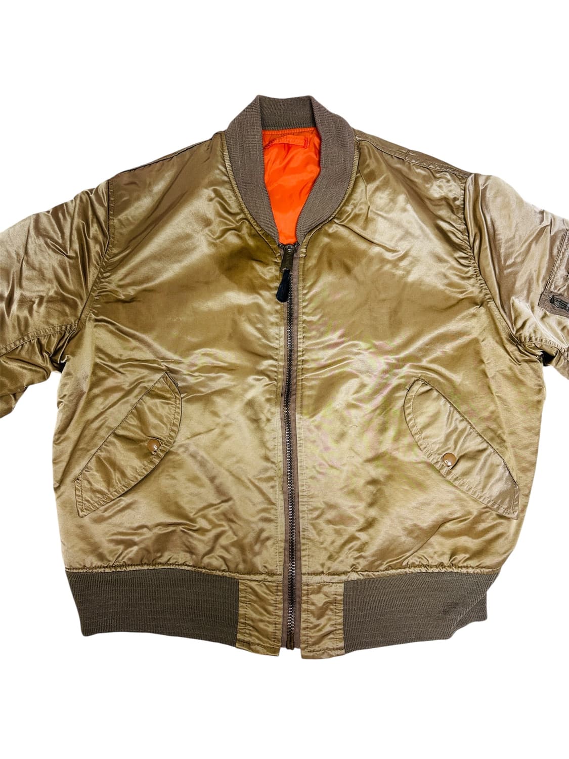 빈티지 콜린스 마원 CORINTH MA-1 리버시블 항공점퍼 L 상품이미지2