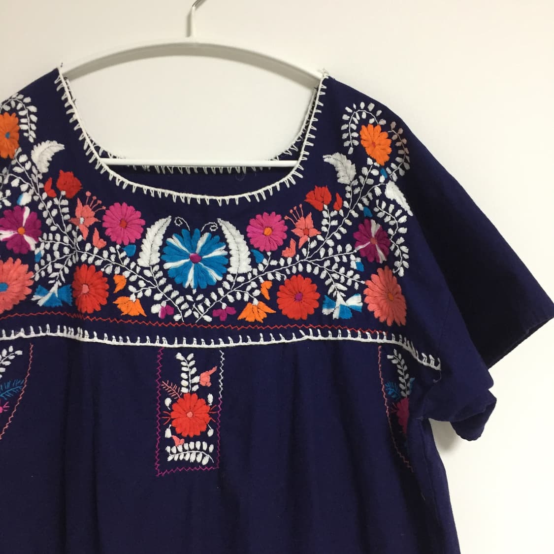 (착용샷 O) 빈티지 하구미 멕시코 자수 원피스 상품이미지3