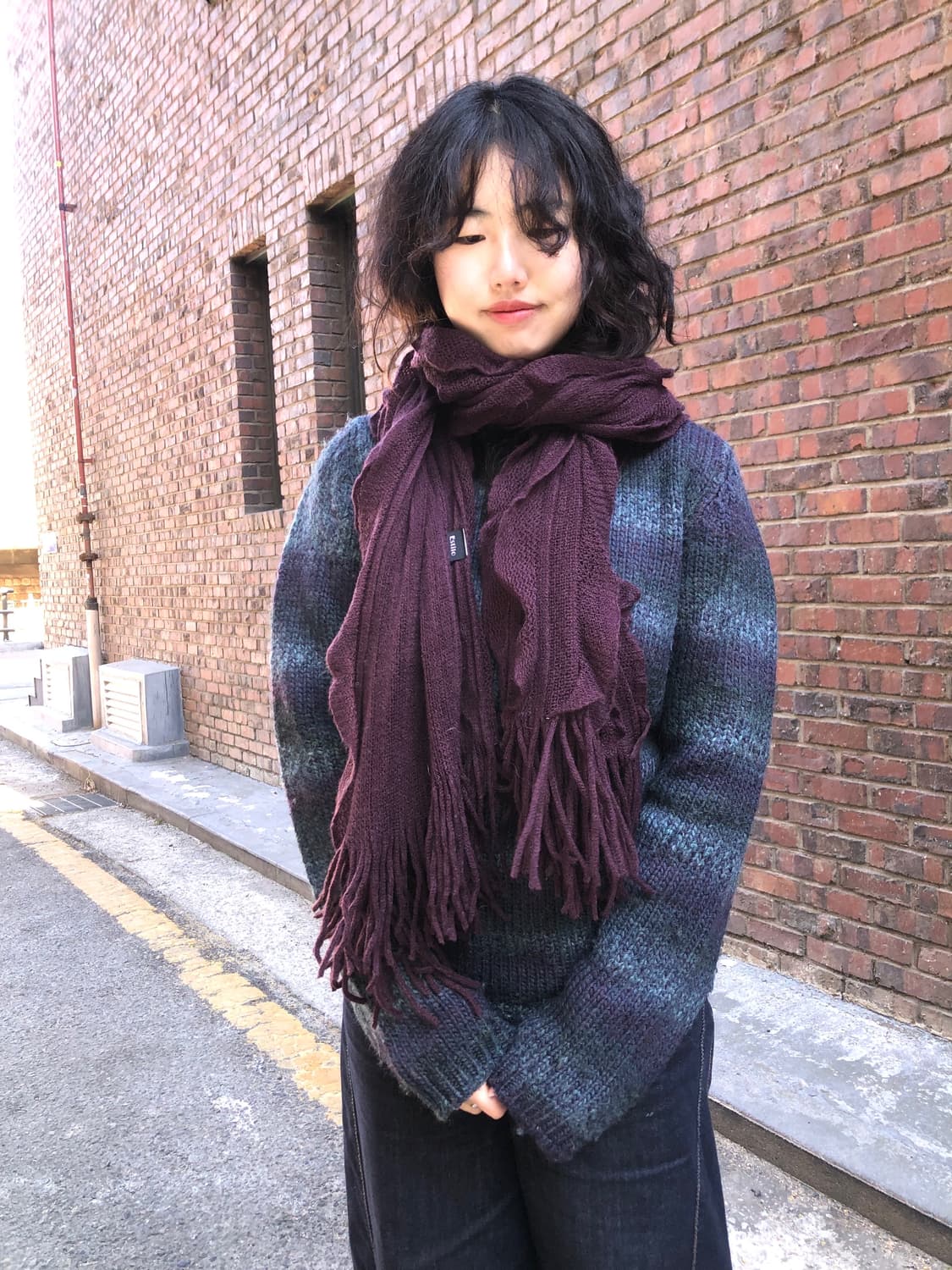 Plum muffler 상품이미지2