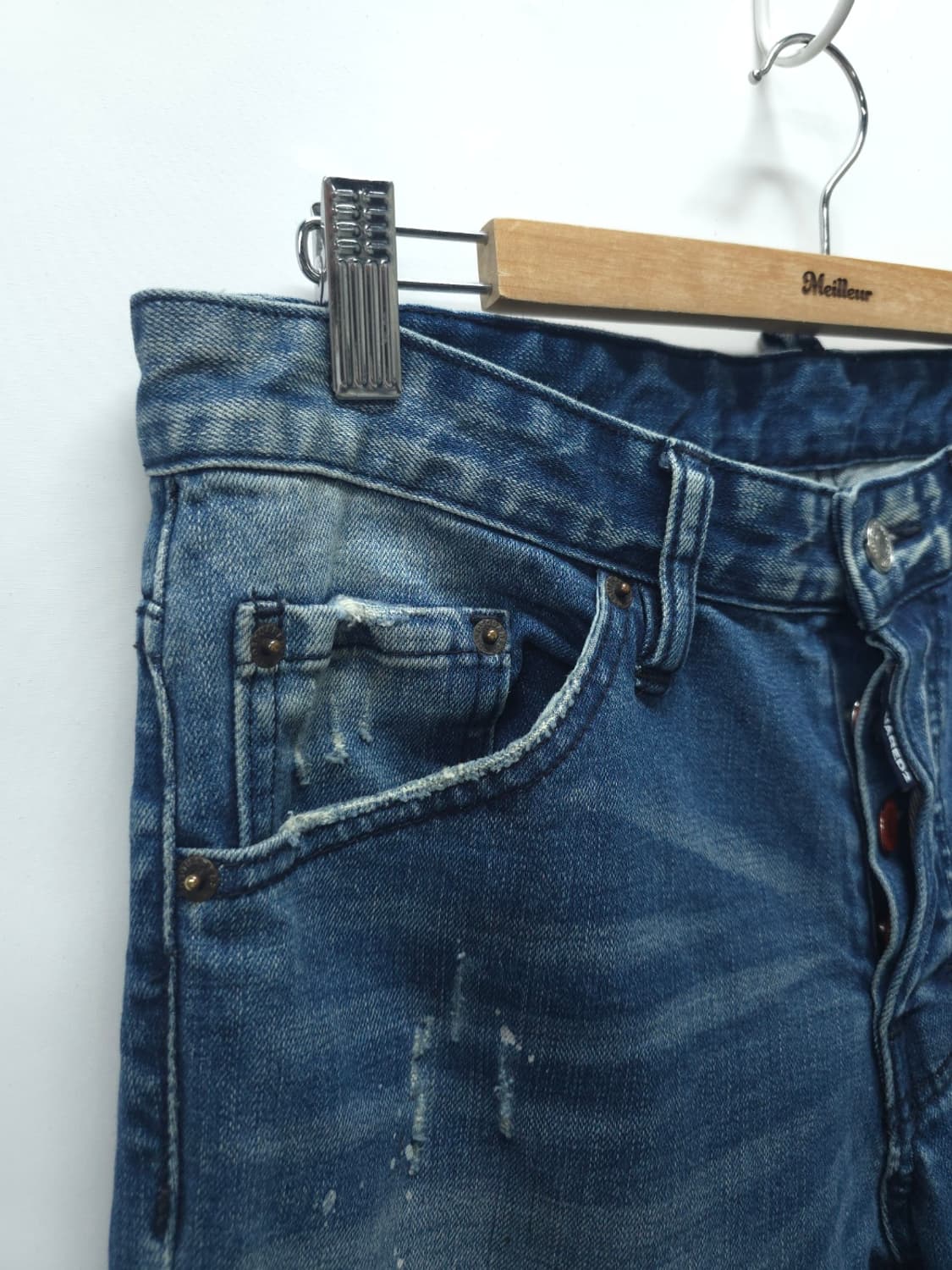 디스퀘어드2 오렌지 롤업 워싱진 ( 46/ 30~32 ) 상품이미지4