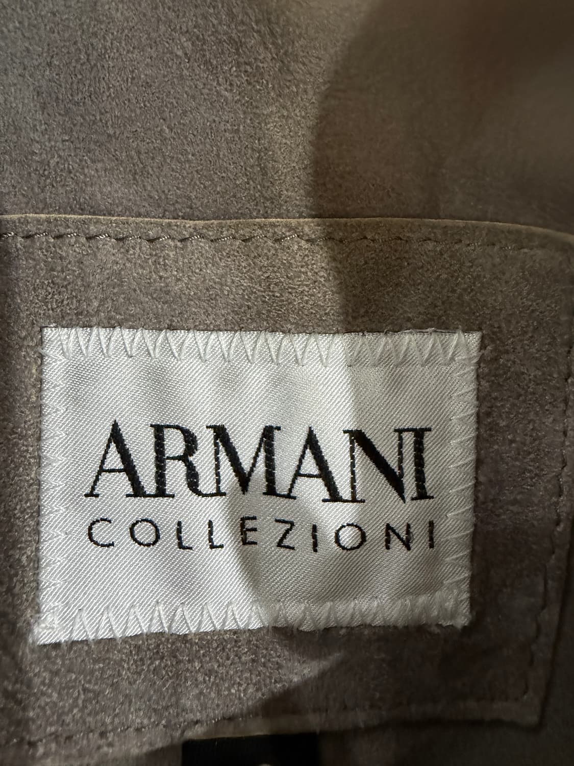 아르마니 꼴레지오니 램스킨 레더 카 코트 상품이미지5
