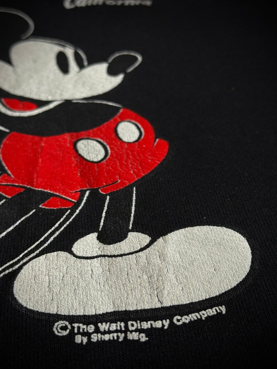 1980's Disney Mickey Mouse black Hoodie 상품이미지6