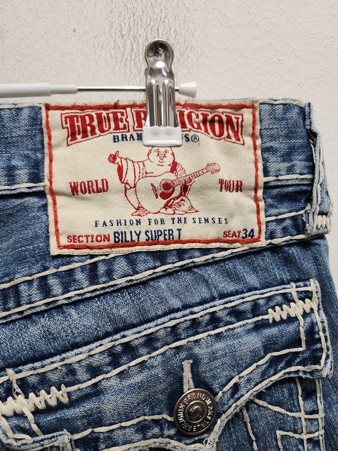 트루릴리젼 BILLY SUPER T 스티치 데님 청바지 상품이미지6