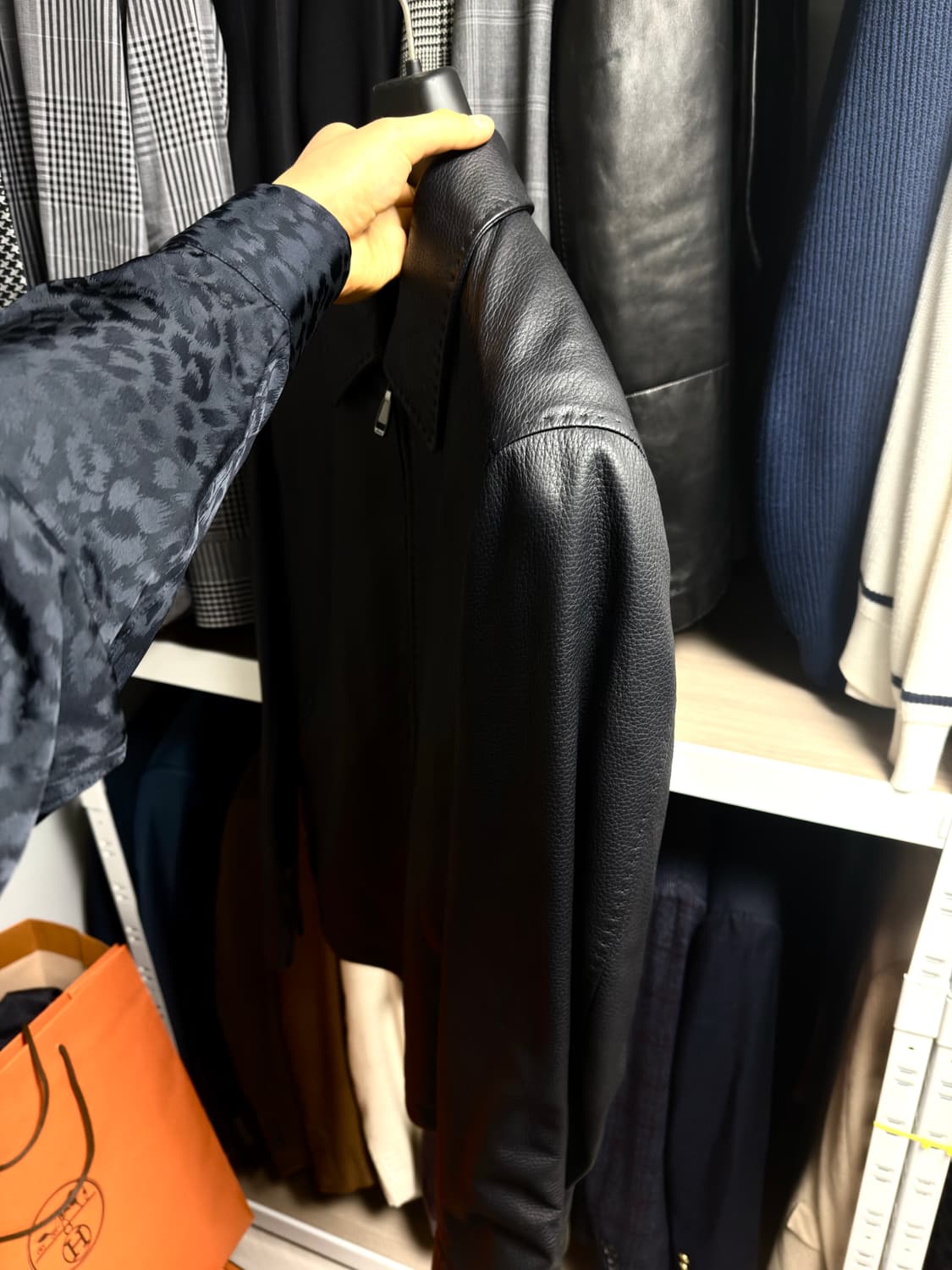 (명작,강추👍)브리오니 사슴가죽 자켓 디어스킨 블레이져 코트 수트 상품이미지8