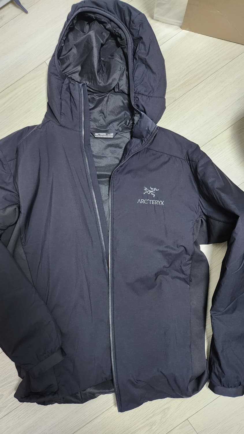 아크테릭스 아톰 lt 후디 블랙 L 남성용 상품이미지1