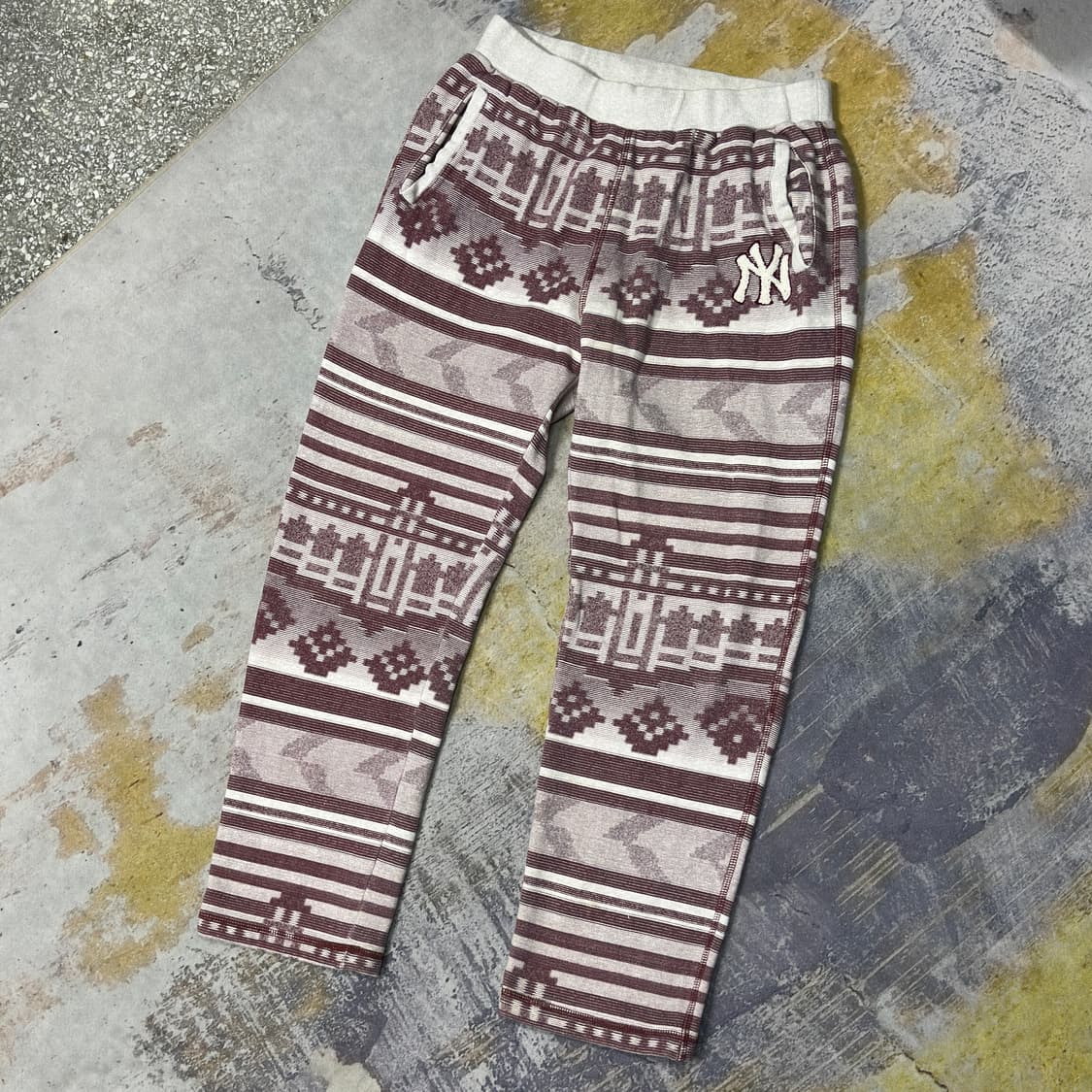 MLB 양키스 유니크패턴 트랙팬츠 L 상품이미지1