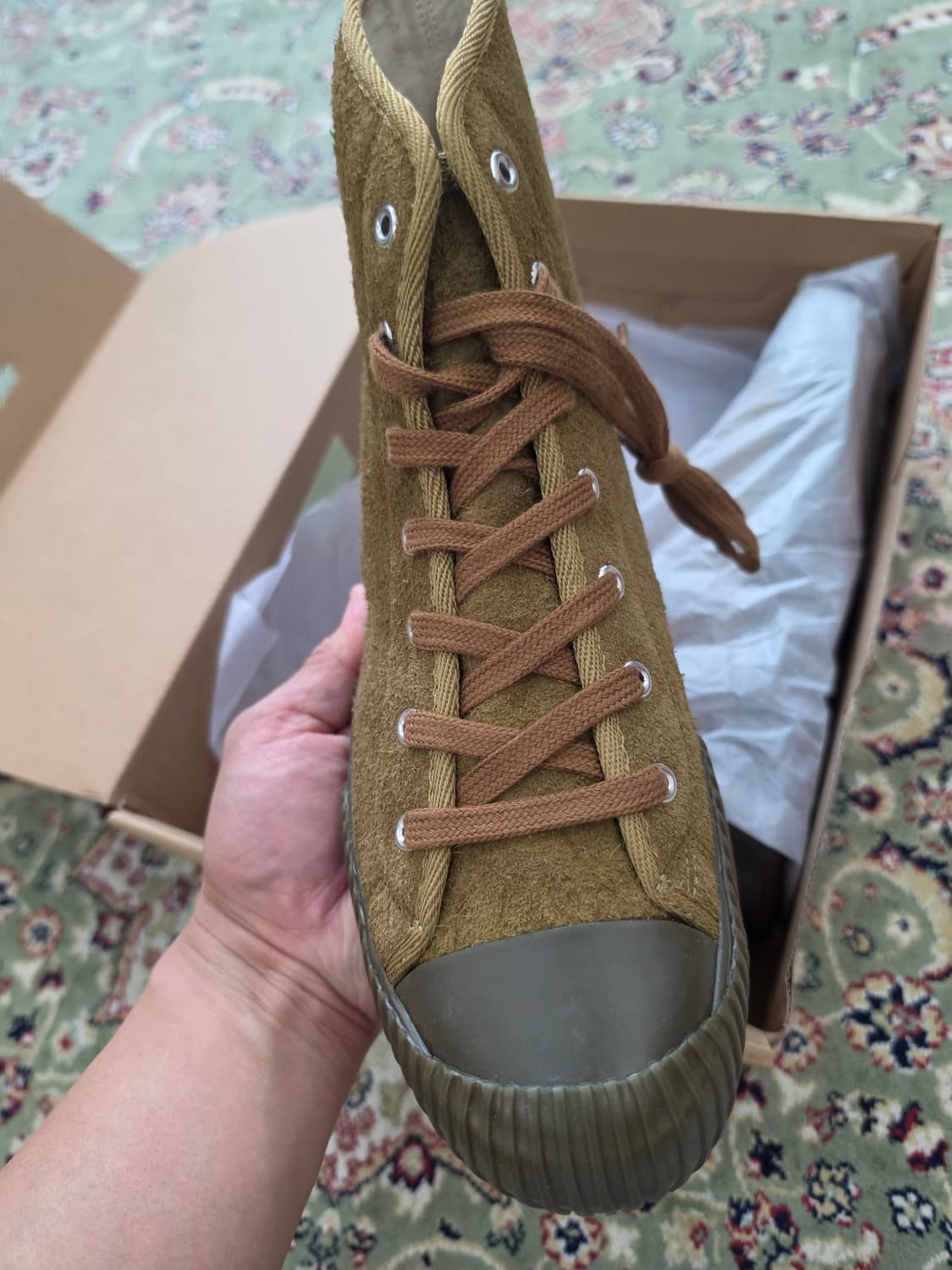 [새상품/최종할인] 캐치볼 M-03H 스웨이드 카멜 275-280 상품이미지2