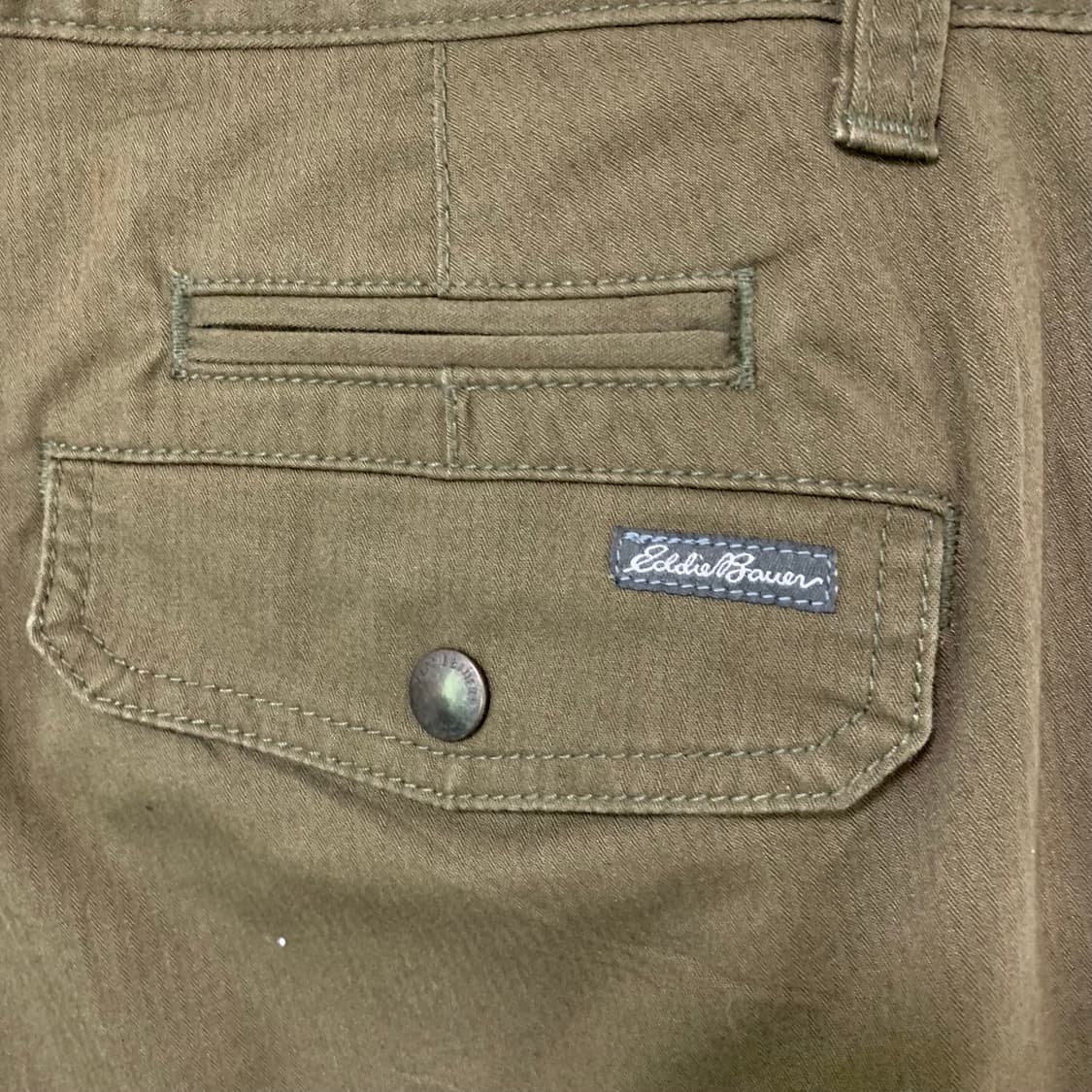 에디바우어 카고팬츠 카키 y2k 00s 2010 남성 바지 34-35인치 상품이미지7