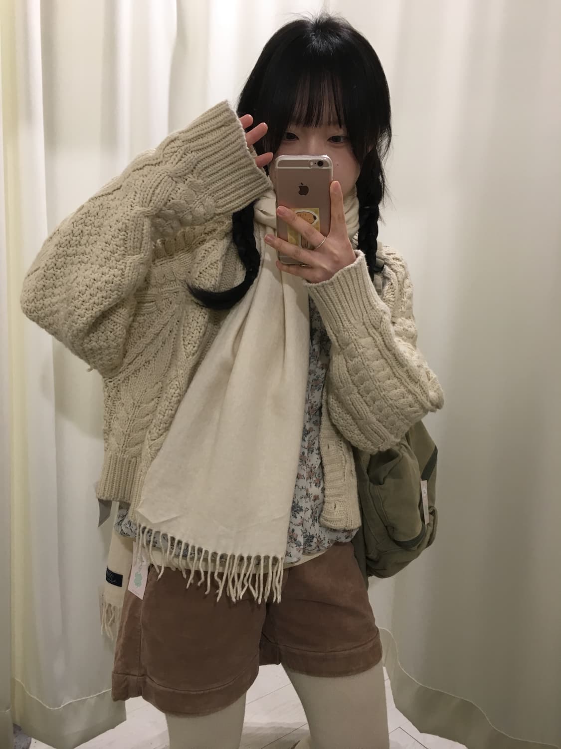 peach corduroy half pants 상품이미지8