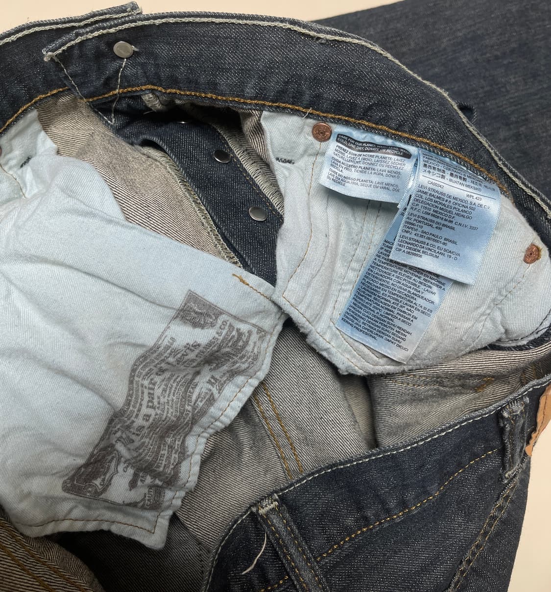 리바이스 501XX 데님 팬츠 W38 L34 상품이미지4