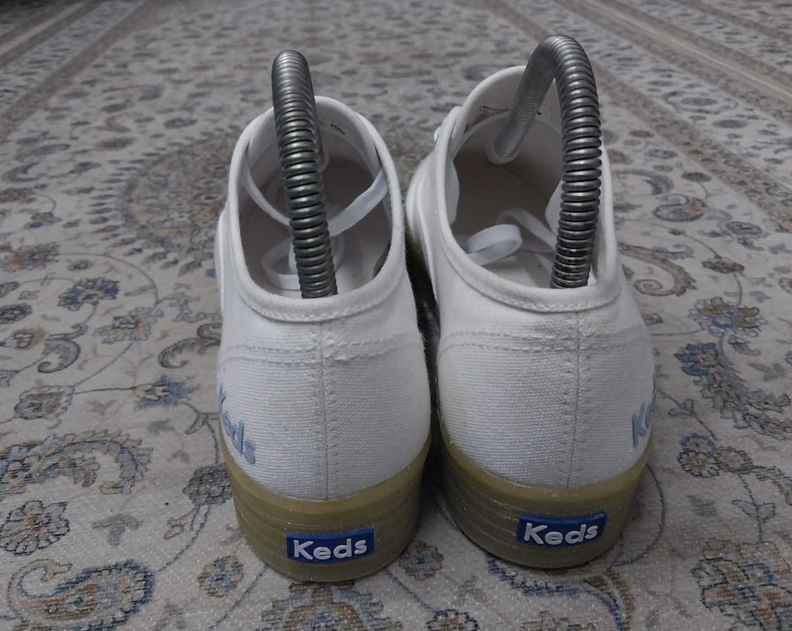 케즈 캔버스화 흰색 단화 245mm 상품이미지6