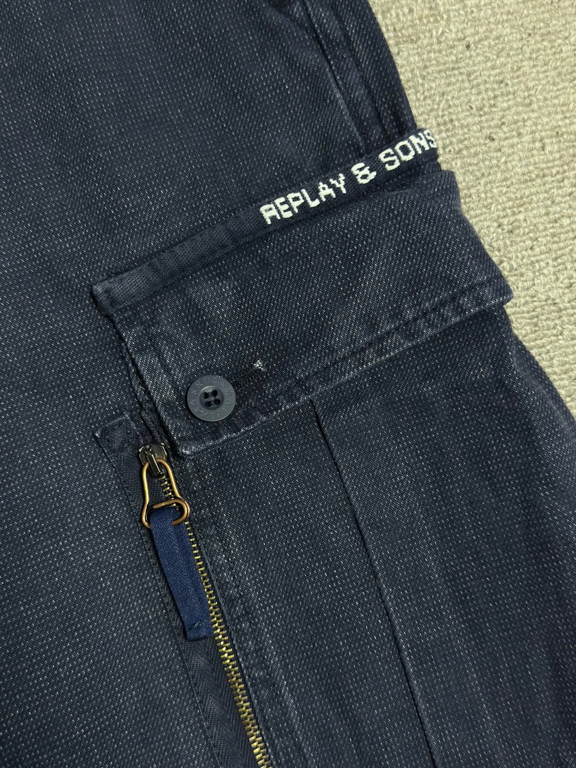 리플레이 앤 선즈(Replay & Sons) 빈티지 카고 팬츠 상품이미지3