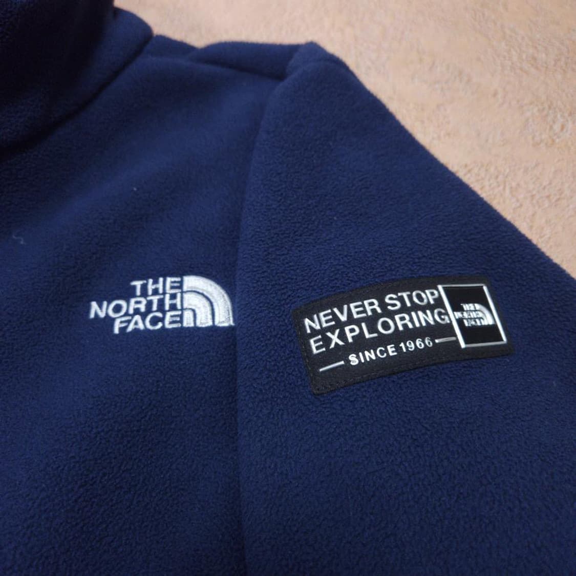 바배) 노스페이스 네이비 보아 양털 플리스 후리스 자켓 상품이미지3