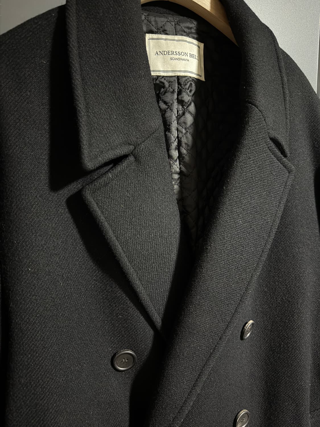 앤더슨벨 누빔 더블 코트 상품이미지2