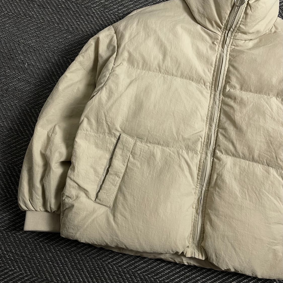 NICK NICOLE 베이지 숏 패딩 자켓y 4439 상품이미지4